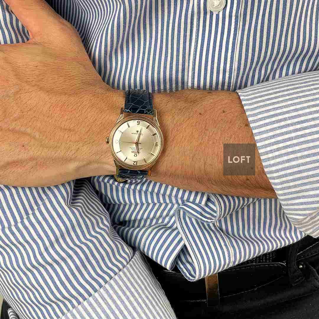 Omega Constellation "Pie-Pan" Acero/Oro 35 mm Vintage
