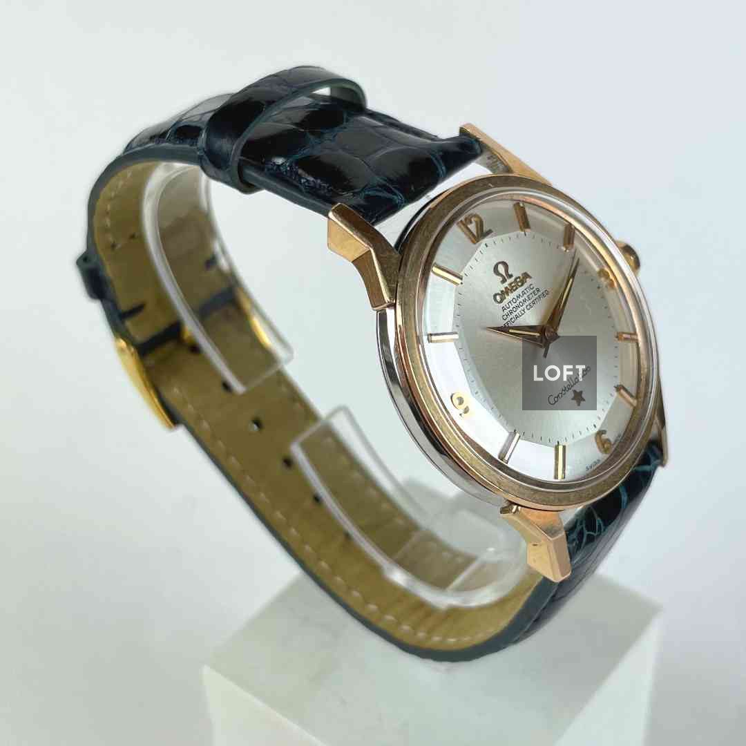 Omega Constellation "Pie-Pan" Acero/Oro 35 mm Vintage