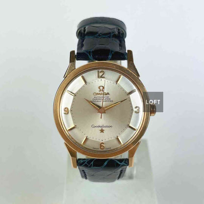 Omega Constellation "Pie-Pan" Acero/Oro 35 mm Vintage
