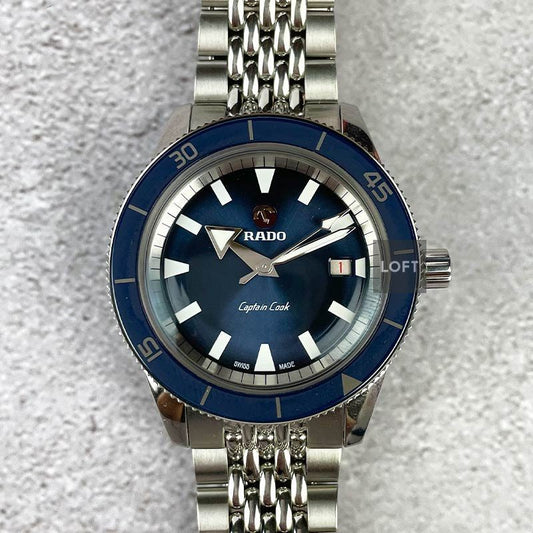 Rado Captain Cook Automatic Blue Dial 42 mm