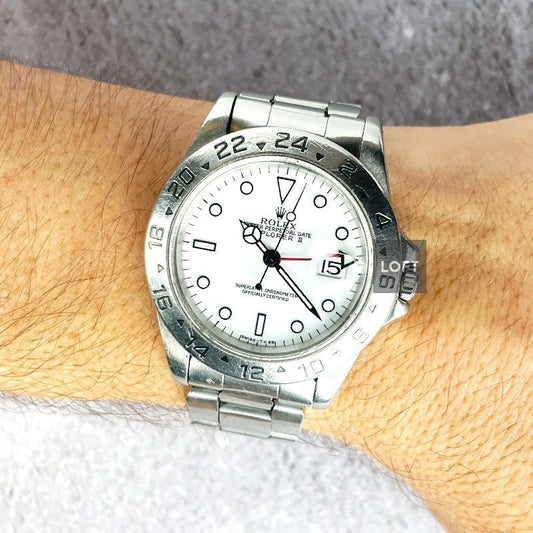 Rolex Explorer II Automatic GMT White Dial 40 mm