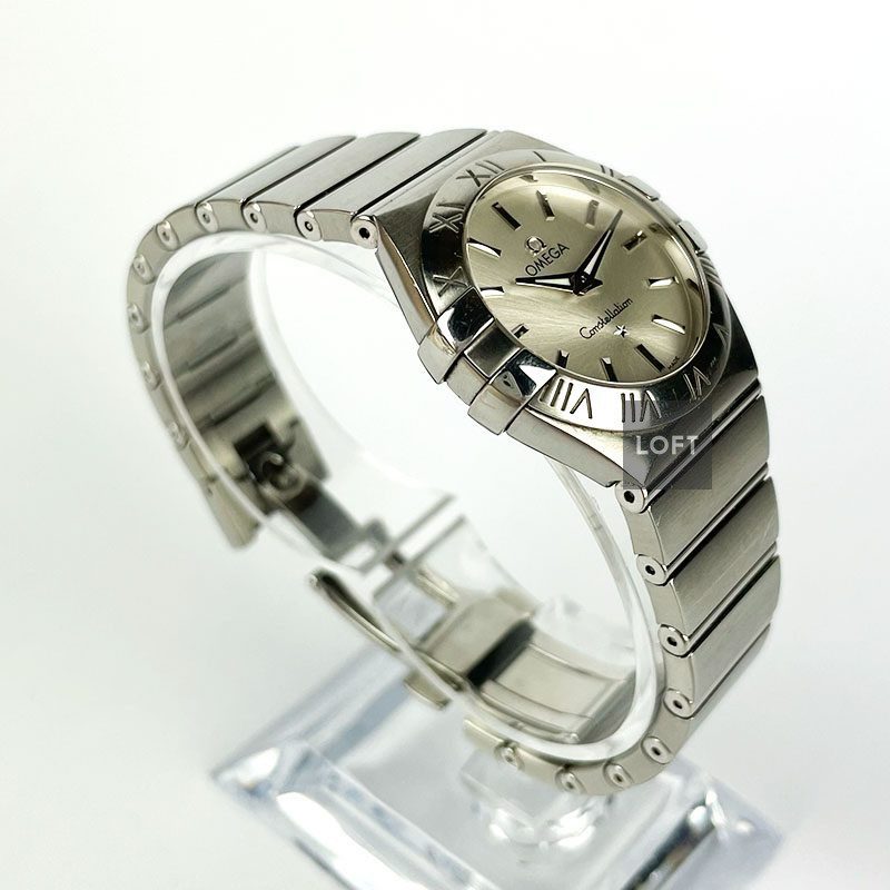 OMEGA Constellation シルバー ヴィンテージデザイン Omega Constellation Quartz 27mm Silver Dial – LOFT