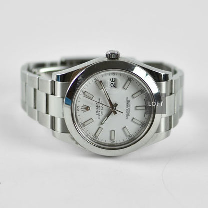 Rolex Datejust II Ref. 116300 White Dial 41 mm