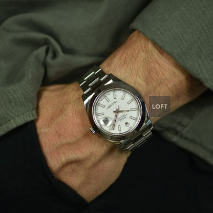 Rolex Datejust II Ref. 116300 White Dial 41 mm