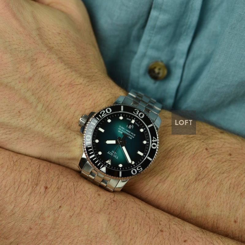 Tissot Seastar 1000 Powermatic 80 Green Dial 43 mm – LOFT