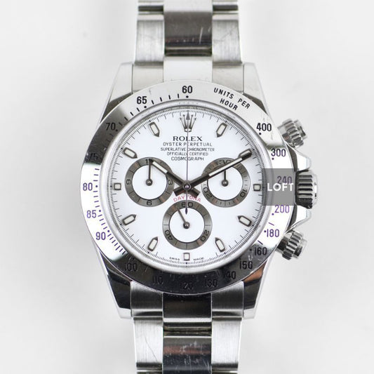 Rolex Cosmograph Daytona 116520 White Dial 40 mm