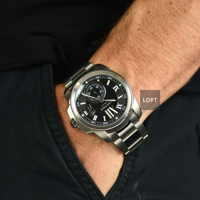 NaO。CARTIER 自動巻き 腕時計 ブラック Cartier Caliber de Cartier Automatic Black Dial 42 mm – LOFT