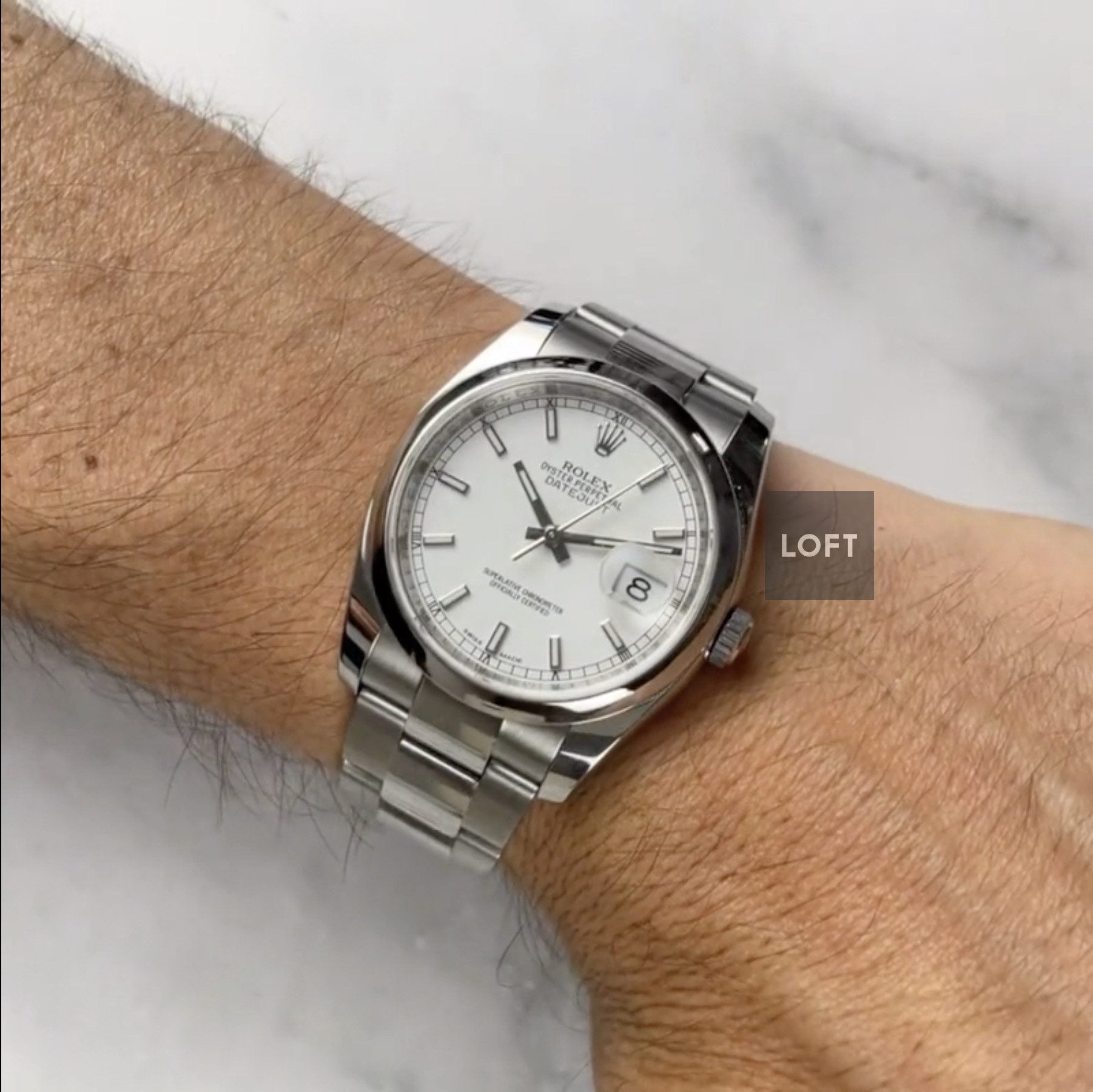 Rolex Datejust 36 Ref. 116200 White Dial / Oyster
