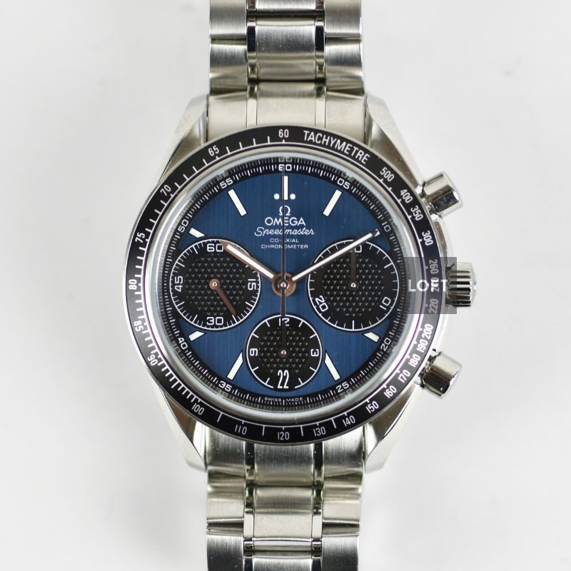 Omega Speedmaster Racing Chronograph Blue Dial 40 mm