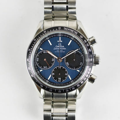 Omega Speedmaster Racing Chronograph Blue Dial 40 mm