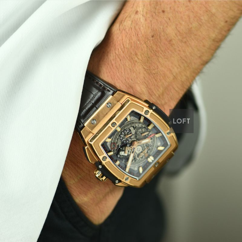 Hublot Spirit of Big Bang Chronograph Skeleton King Gold 42 mm