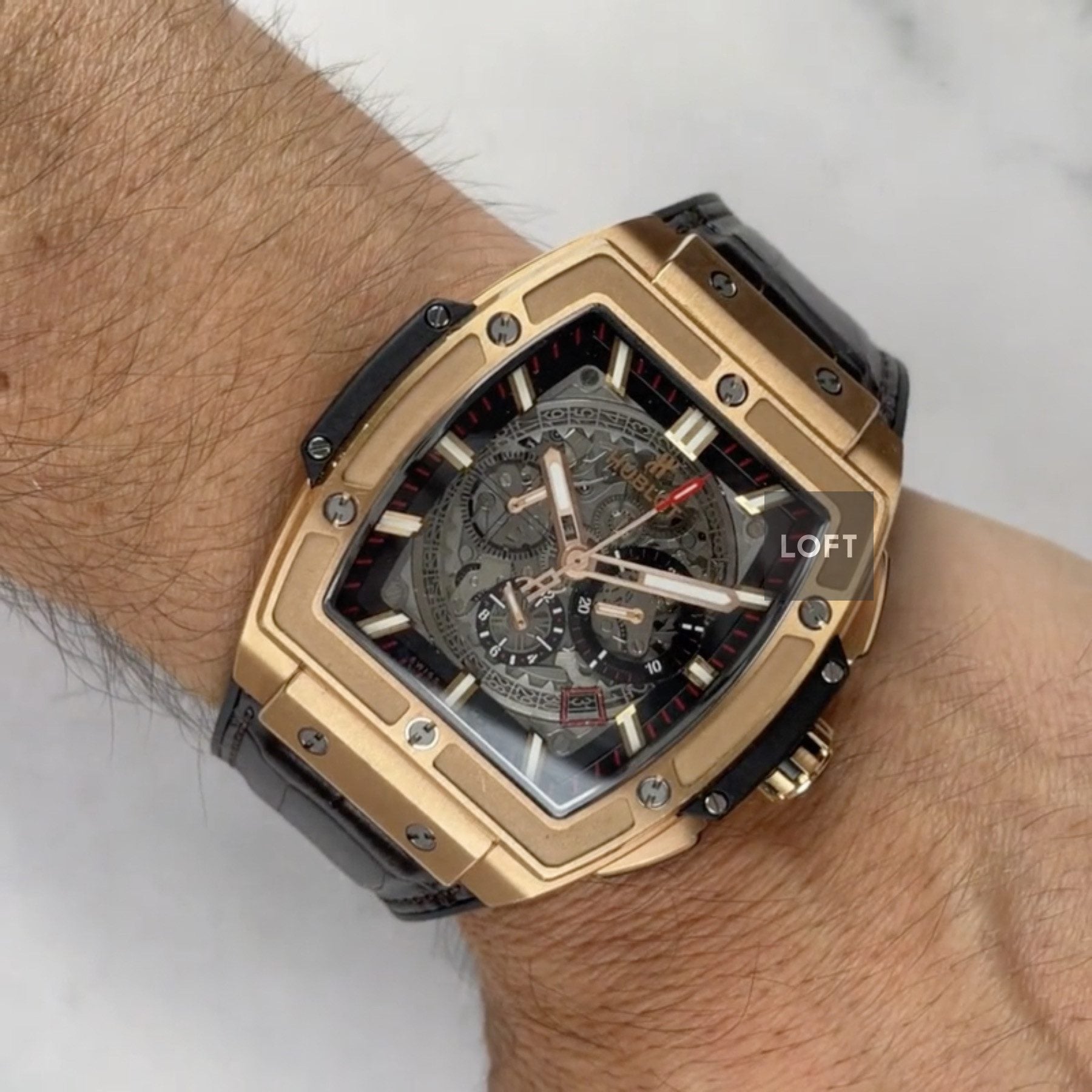 Hublot Spirit of Big Bang Chronograph Skeleton King Gold 42 mm