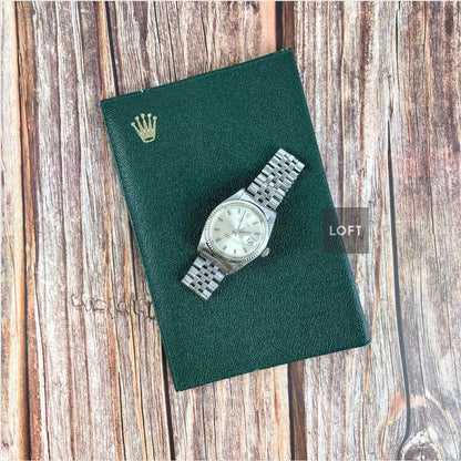 Rolex Datejust 1601 Silvered Dial Fluted Bezel 1968 36 mm