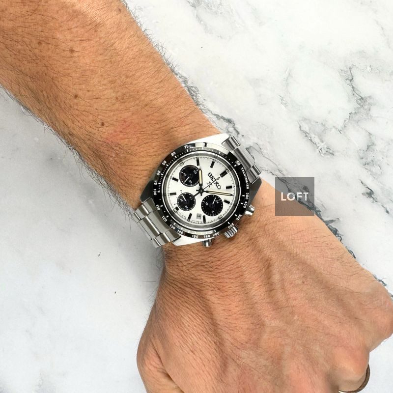 美品 腕時計 Seiko Wired beam panda Seiko Prospex Speedtimer Solar Chronograph Panda 39mm – LOFT