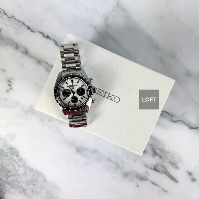 美品 腕時計 Seiko Wired beam panda Seiko Prospex Speedtimer Solar Chronograph Panda 39mm – LOFT
