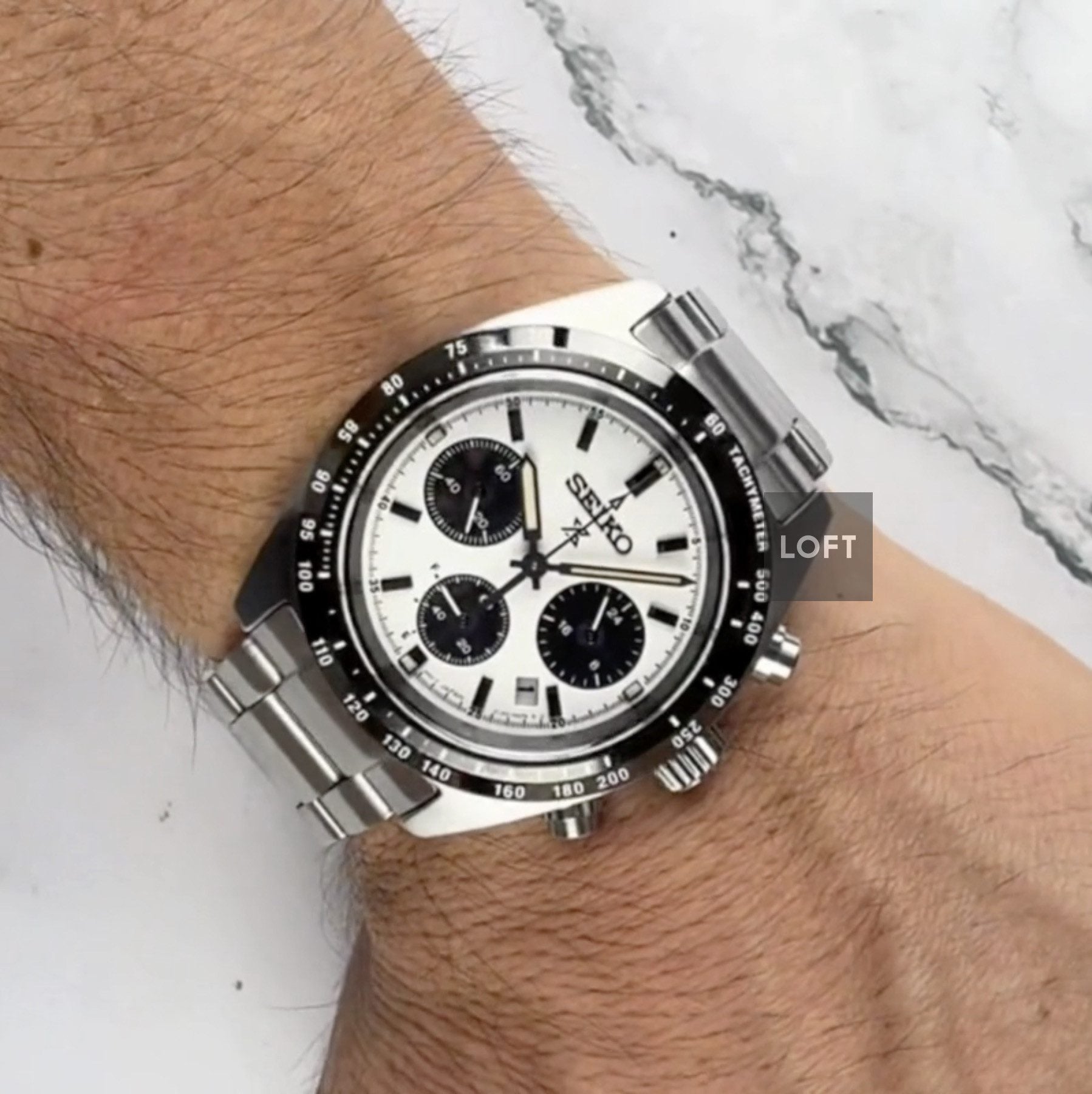 Seiko Prospex Speedtimer Solar Chronograph Panda 39mm – LOFT