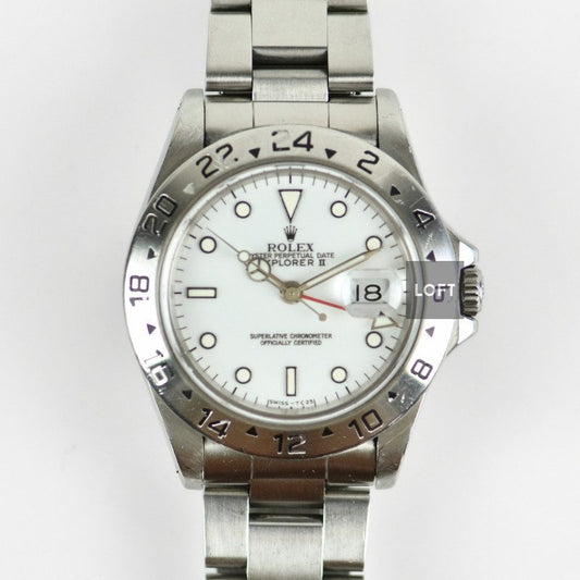 Rolex Explorer II 16570 GMT Polar Dial 40 mm