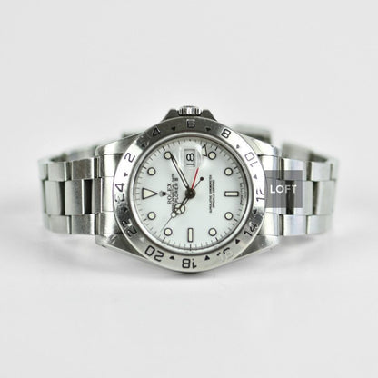 Rolex Explorer II 16570 GMT Polar Dial 40 mm
