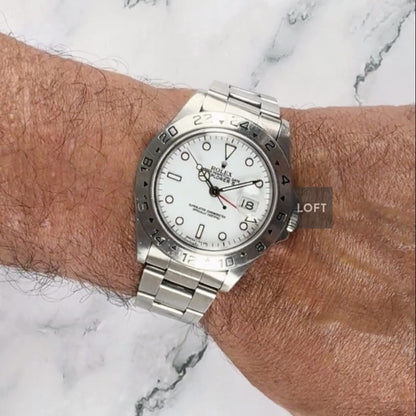 Rolex Explorer II 16570 GMT Polar Dial 40 mm
