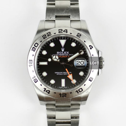 Rolex Explorer II 16570 GMT Black Dial 40 mm