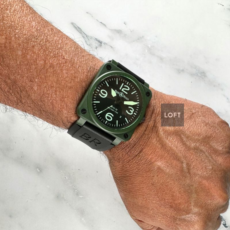 Bell & Ross BR 03-92 Military Green Ceramic Automatic 42 mm