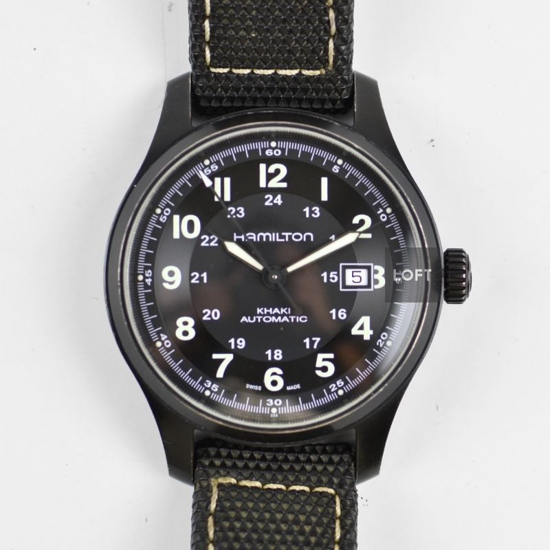 Hamilton Khaki Field Titanium Black PVD Automatic 42 mm