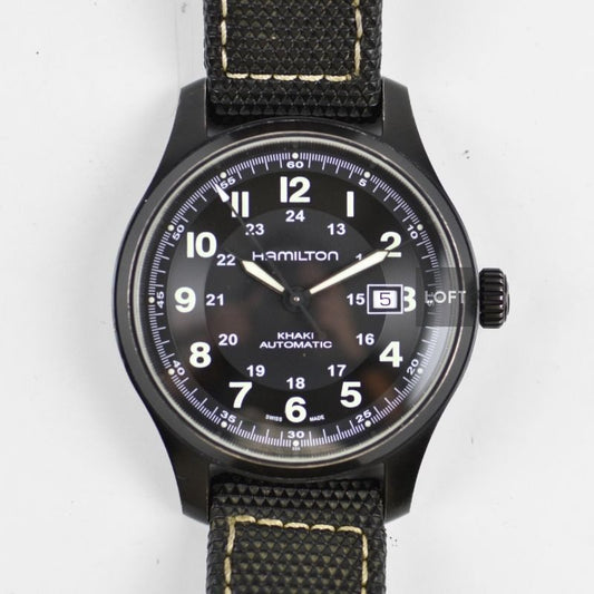 Hamilton Khaki Field Titanium Black PVD Automatic 42 mm