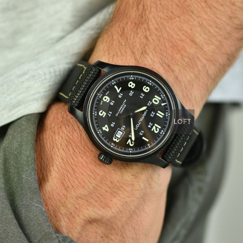 Hamilton Khaki Field Titanium Black PVD Automatic 42 mm