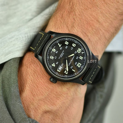 Hamilton Khaki Field Titanium Black PVD Automatic 42 mm
