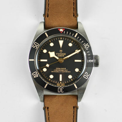 Tudor Black Bay 58 Black/Gilt Leather Strap 39 mm