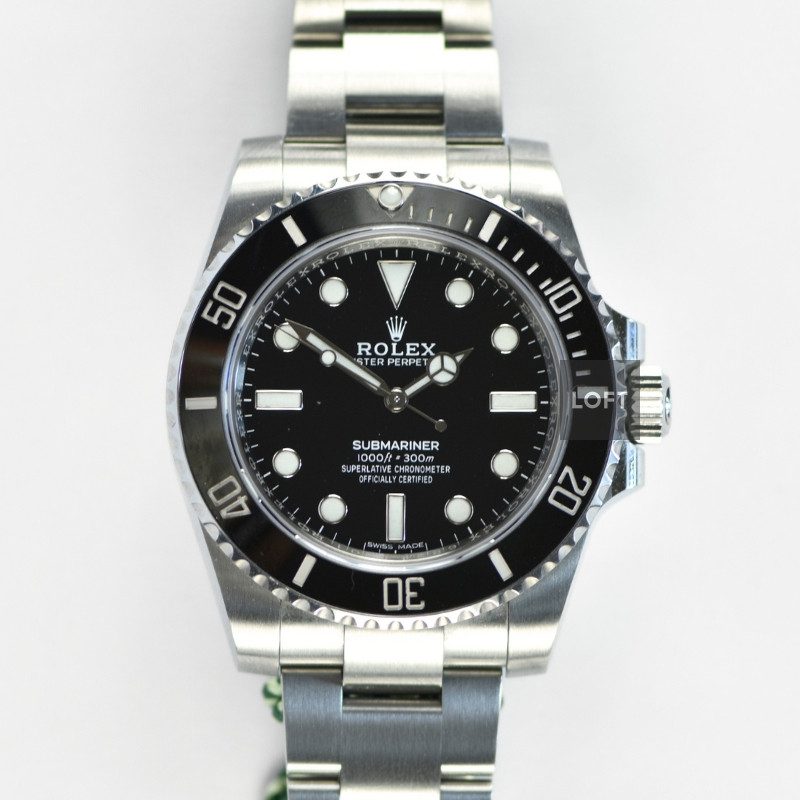 Rolex Submariner No-Date Ref. 114060 Black Dial 40 mm