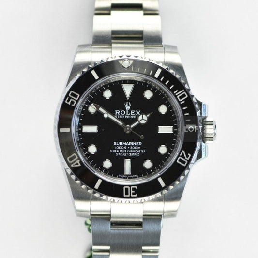 Rolex Submariner No-Date Ref. 114060 Black Dial 40 mm