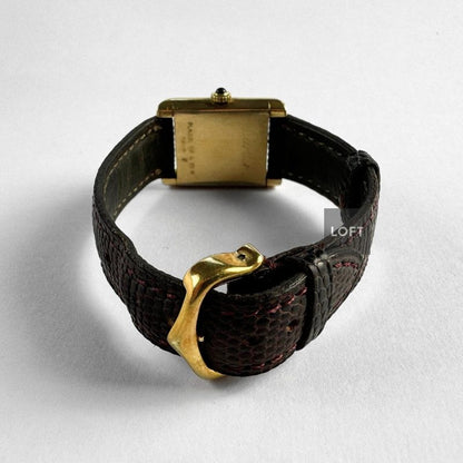 Cartier Tank Vermeil Cal. 2412 Gold Plated 21 mm