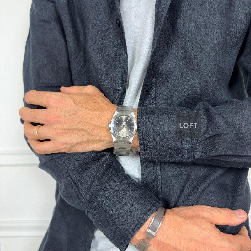 Omega Constellation Automatic Co-Axial Grey Dial 38 mm