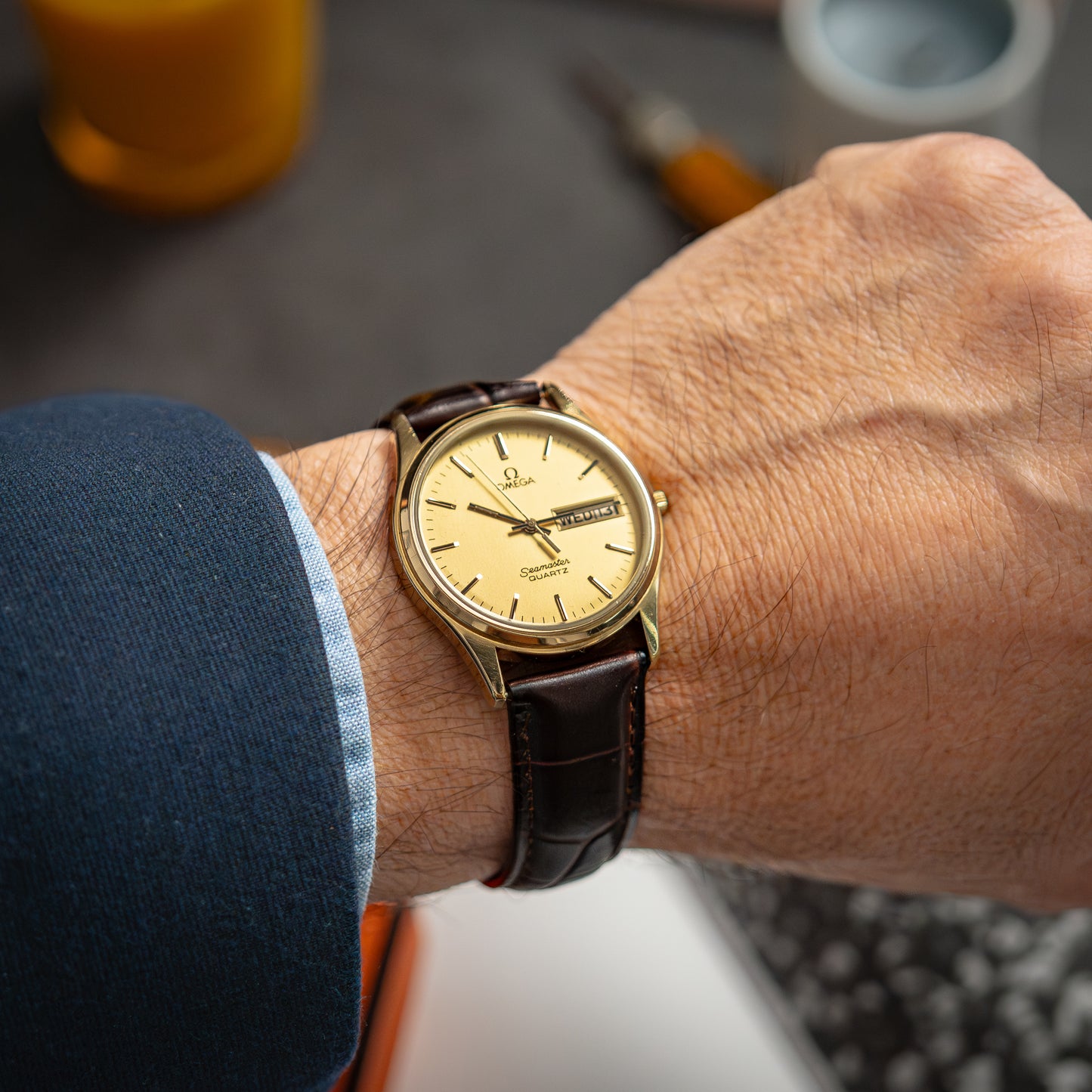 Omega Seamaster 196.0243 Cal.1425 Quartz 34 mm