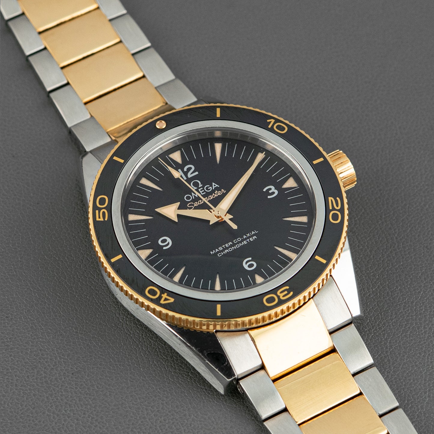 Omega Seamaster 300 Yellow Gold/Steel Black Dial 41 mm