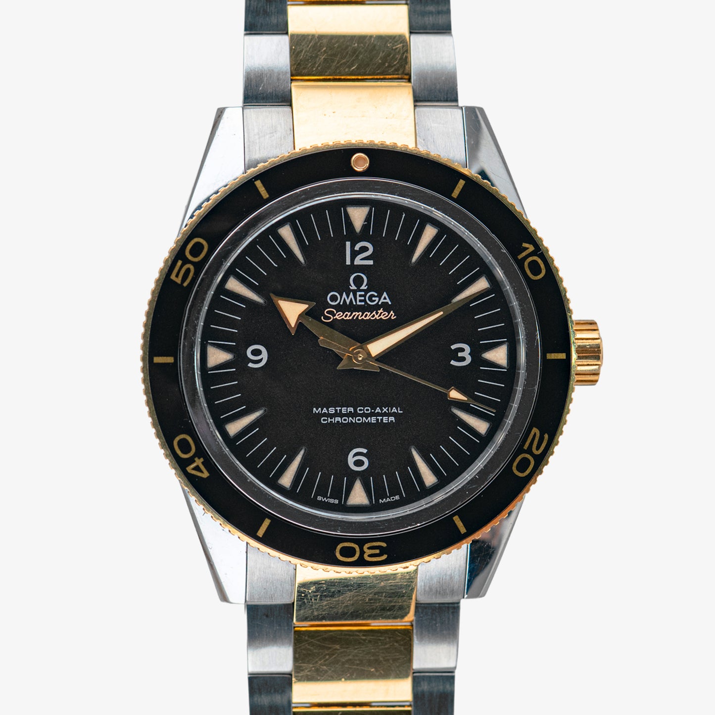 Omega Seamaster 300 Yellow Gold/Steel Black Dial 41 mm