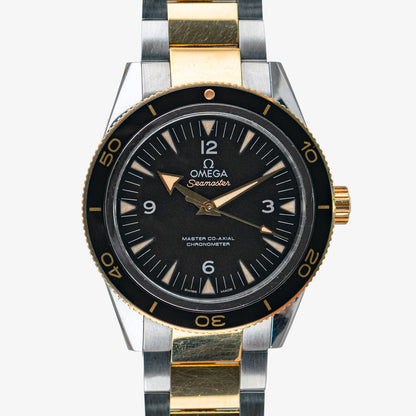 Omega Seamaster 300 Yellow Gold/Steel Black Dial 41 mm