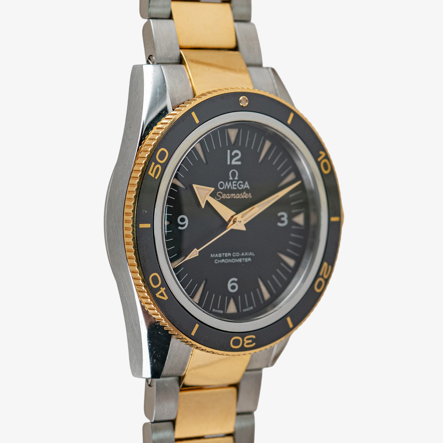 Omega Seamaster 300 Yellow Gold/Steel Black Dial 41 mm