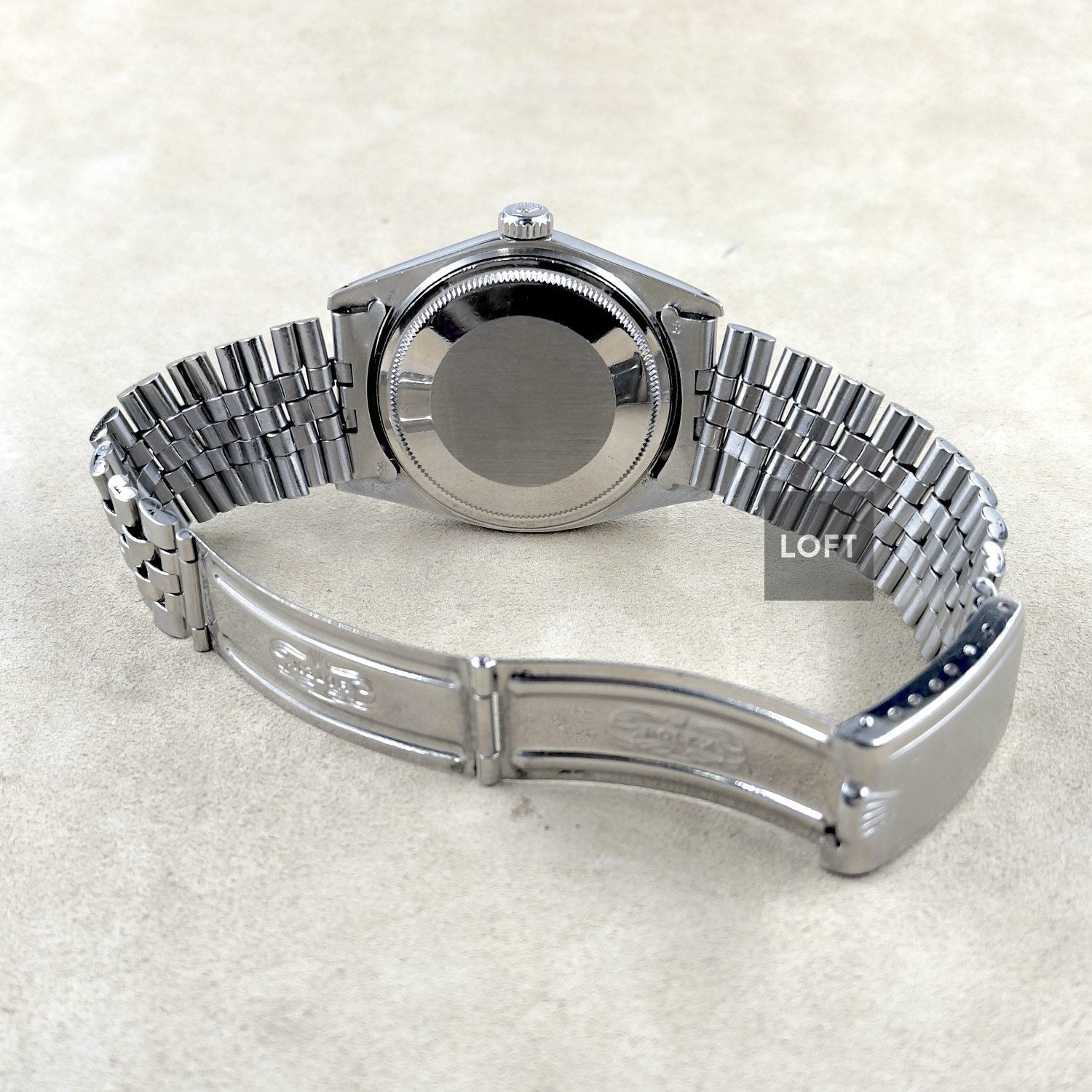 Rolex Datejust 1601 Acero y Oro blanco Bisel estriado 36 mm