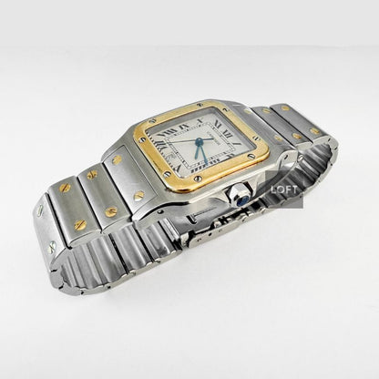 Cartier Santos Galbée Steel/Yellow Gold White Dial 29 mm