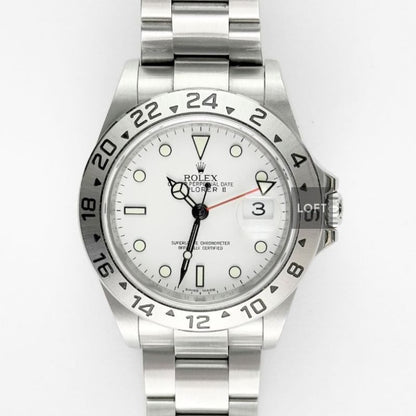 Rolex Explorer II 16570 GMT Polar Dial 40 mm