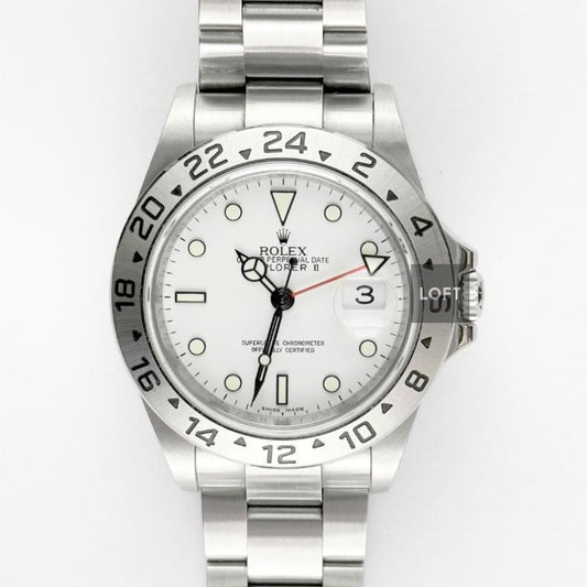 Rolex Explorer II 16570 GMT Polar Dial 40 mm