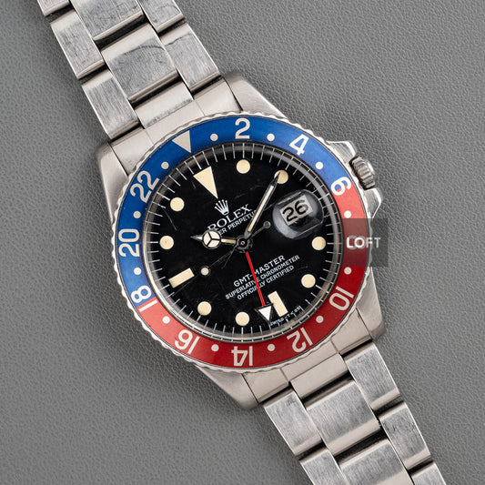 Rolex GMT-Master Ref. 1675 Pepsi Bezel 40 mm