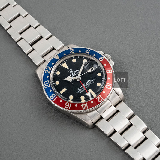 Rolex GMT-Master Ref. 1675 Pepsi Bezel 40 mm