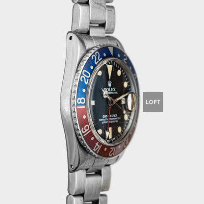 Rolex GMT-Master Ref. 1675 Pepsi Bezel 40 mm