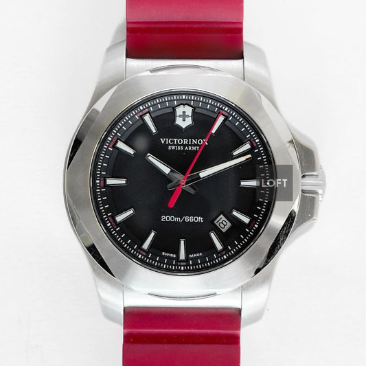 Victorinox Swiss Army I.N.O.X. Quartz Black Dial 43 mm