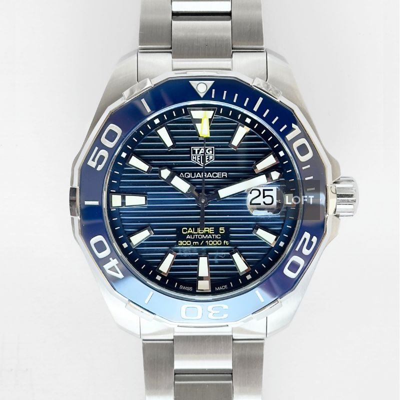 TAG Heuer Aquaracer Calibre 5 Automatic Blue Dial 43 mm
