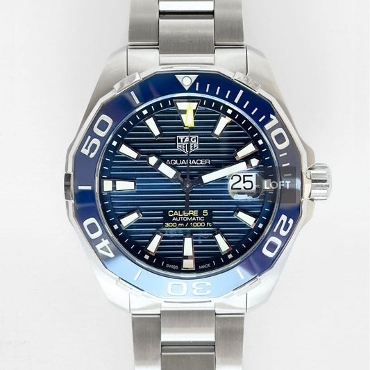 TAG Heuer Aquaracer Calibre 5 Automatic Blue Dial 43 mm