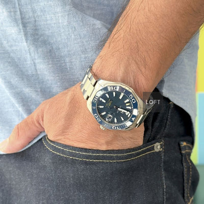 TAG Heuer Aquaracer Calibre 5 Automatic Blue Dial 43 mm